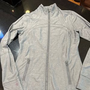 LULU DEFINE JACKET HEATHER GREY